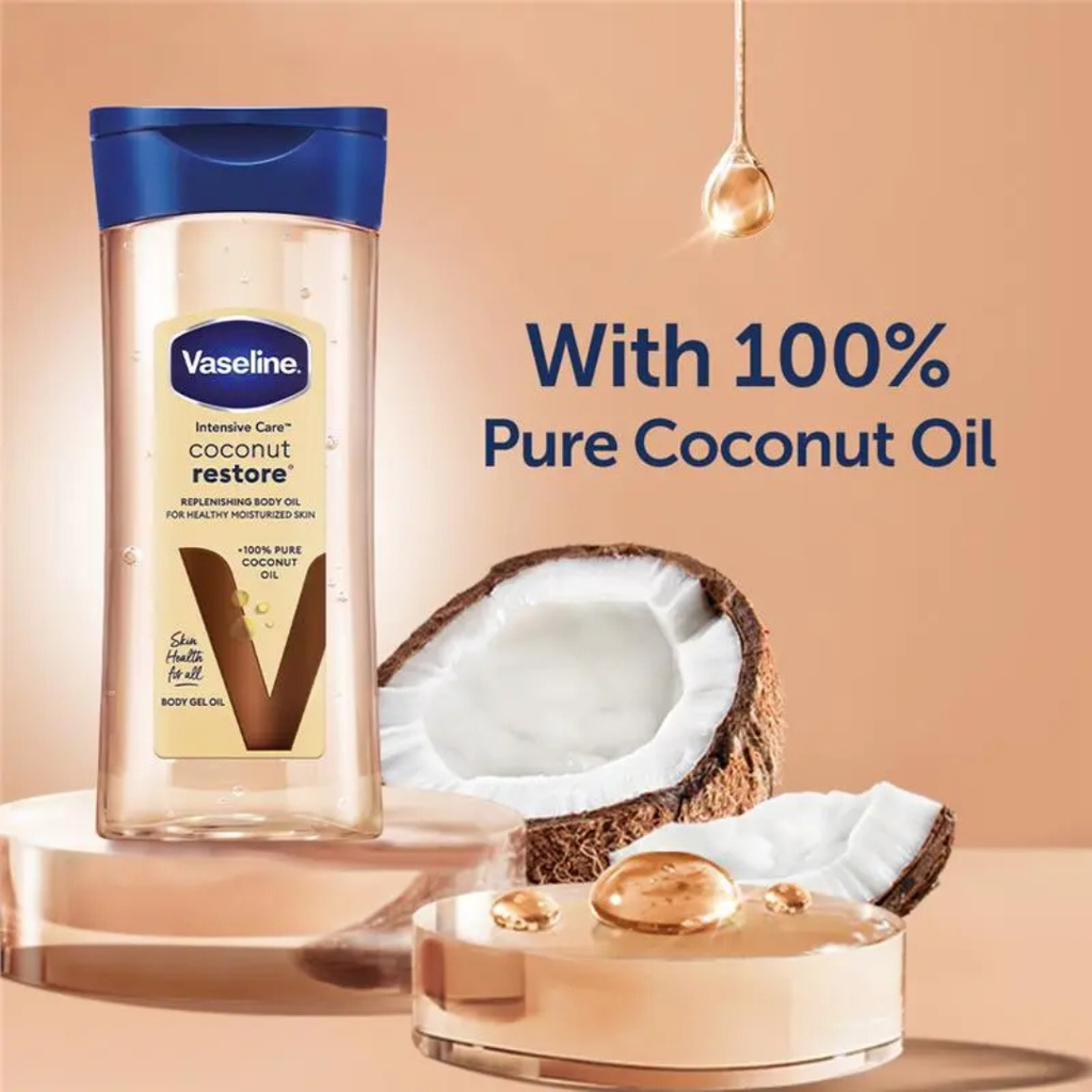 Vaseline Coconut Restore Body Gel Oil