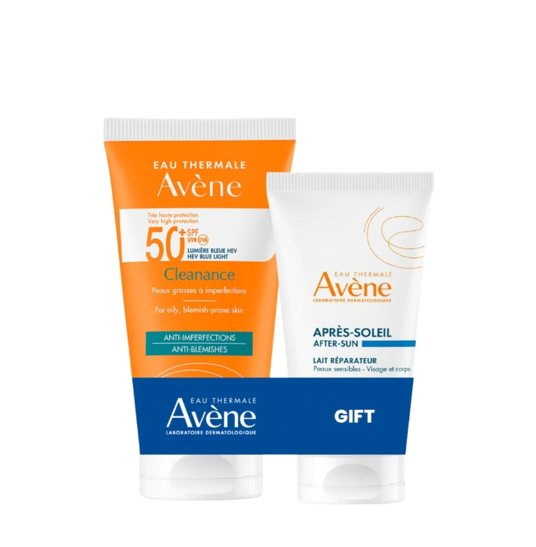 Avène Cleanance Ultra-Light SPF50+ with FREE After Sun