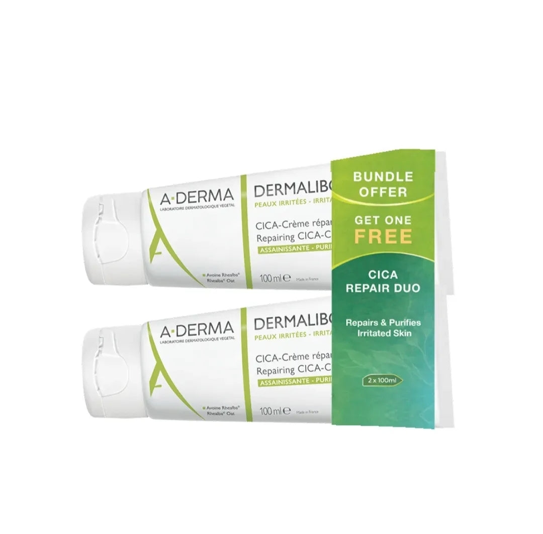 ADERMA Dermalibour Repairing Cica-Cream BOGO free