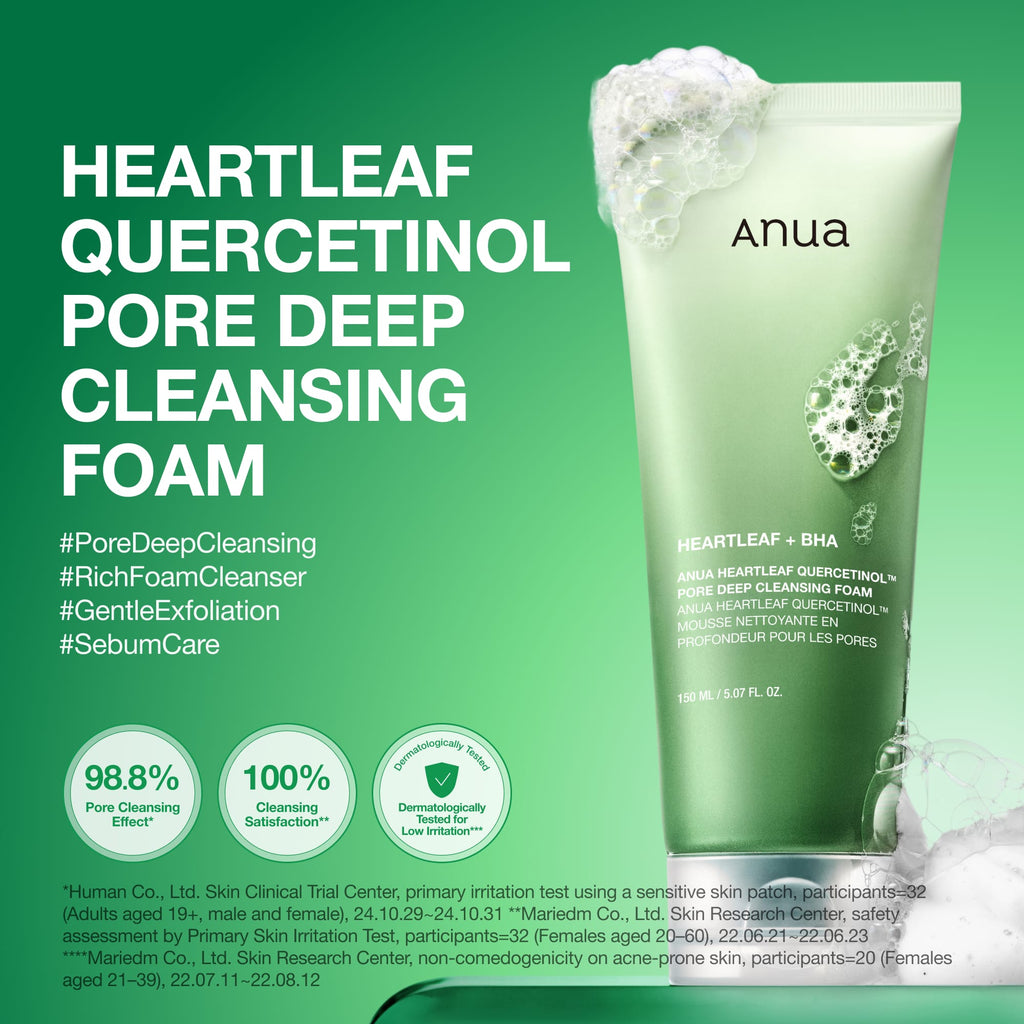 Anua Heartleaf+ BHA Pore Deep Cleansing Foam